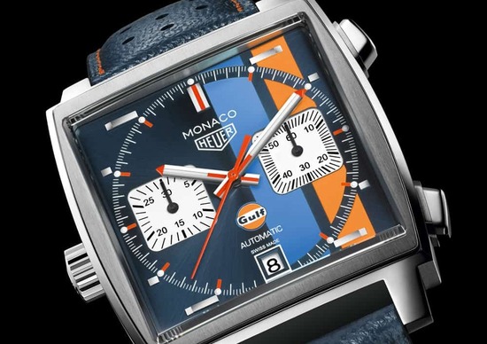 TAG Heuer Monaco Gulf Special Edition, una nuova edizione per i 50 anni di Gulf Racing TAG Heuer Monaco Gulf Special Edition, una nuova edizione per i 50 anni di Gulf Racing