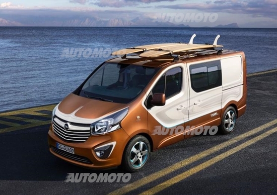 Opel Vivaro Surf Concept, dedicato ai surfers Opel Vivaro Surf Concept, dedicato ai surfers