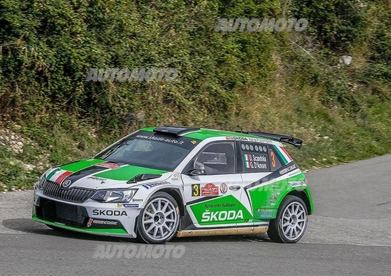 CIR 2015. Città di Roma Capitale. Scandola (Skoda) in testa CIR 2015. Città di Roma Capitale. Scandola (Skoda) in testa