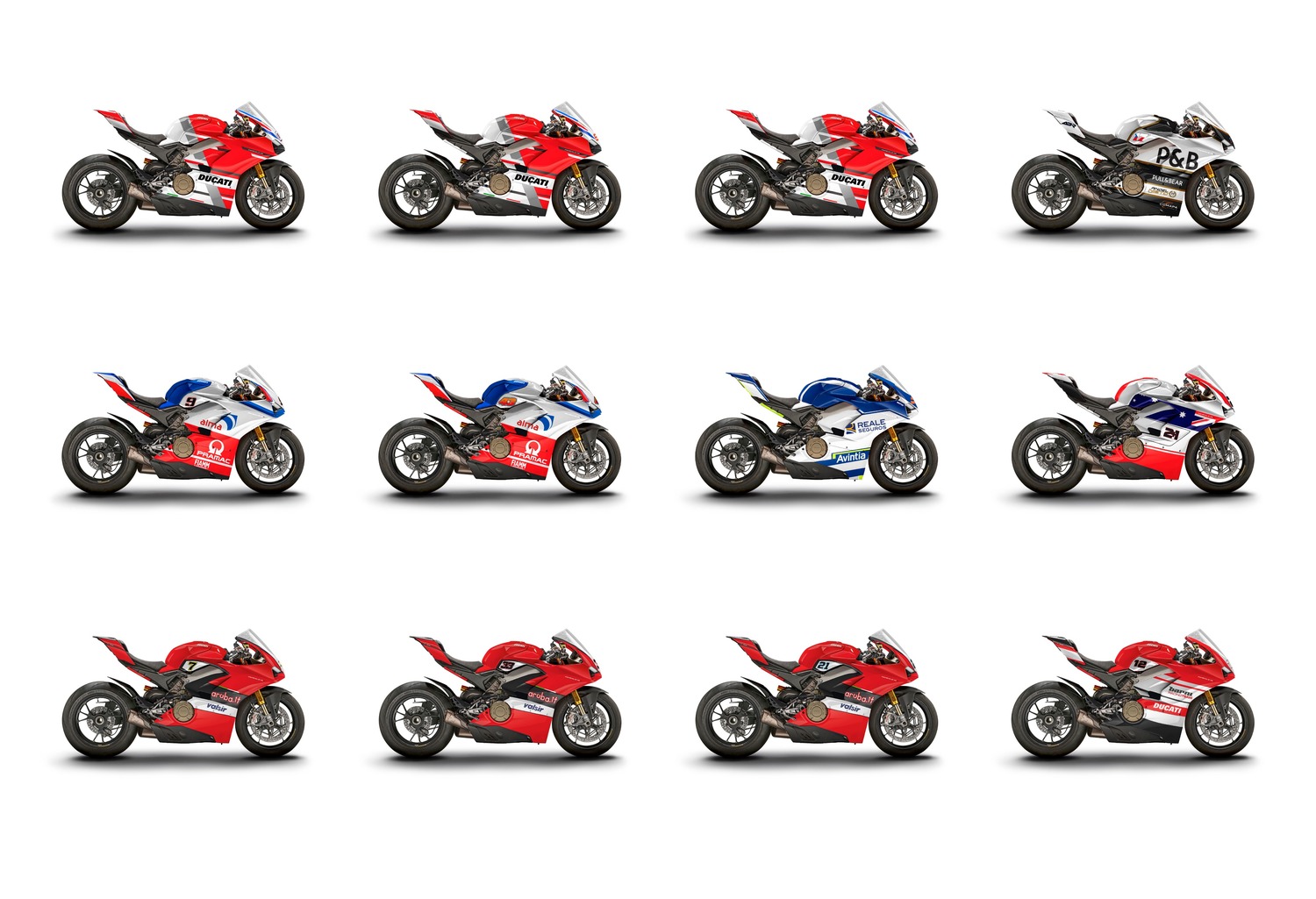 All’asta le dodici Panigale V4 della “Race of Champions”