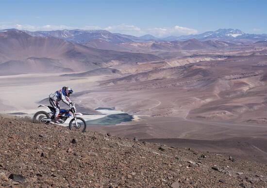 La vetta del record con una KTM Freeride E-XC La vetta del record con una KTM Freeride E-XC