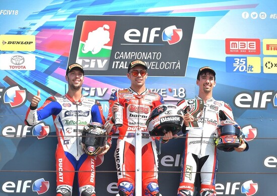 CIV. Quarto round a Misano Adriatico. Si impongono Pirro e Zanetti CIV. Quarto round a Misano Adriatico. Si impongono Pirro e Zanetti