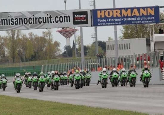 I trofei Kawasaki a Misano I trofei Kawasaki a Misano