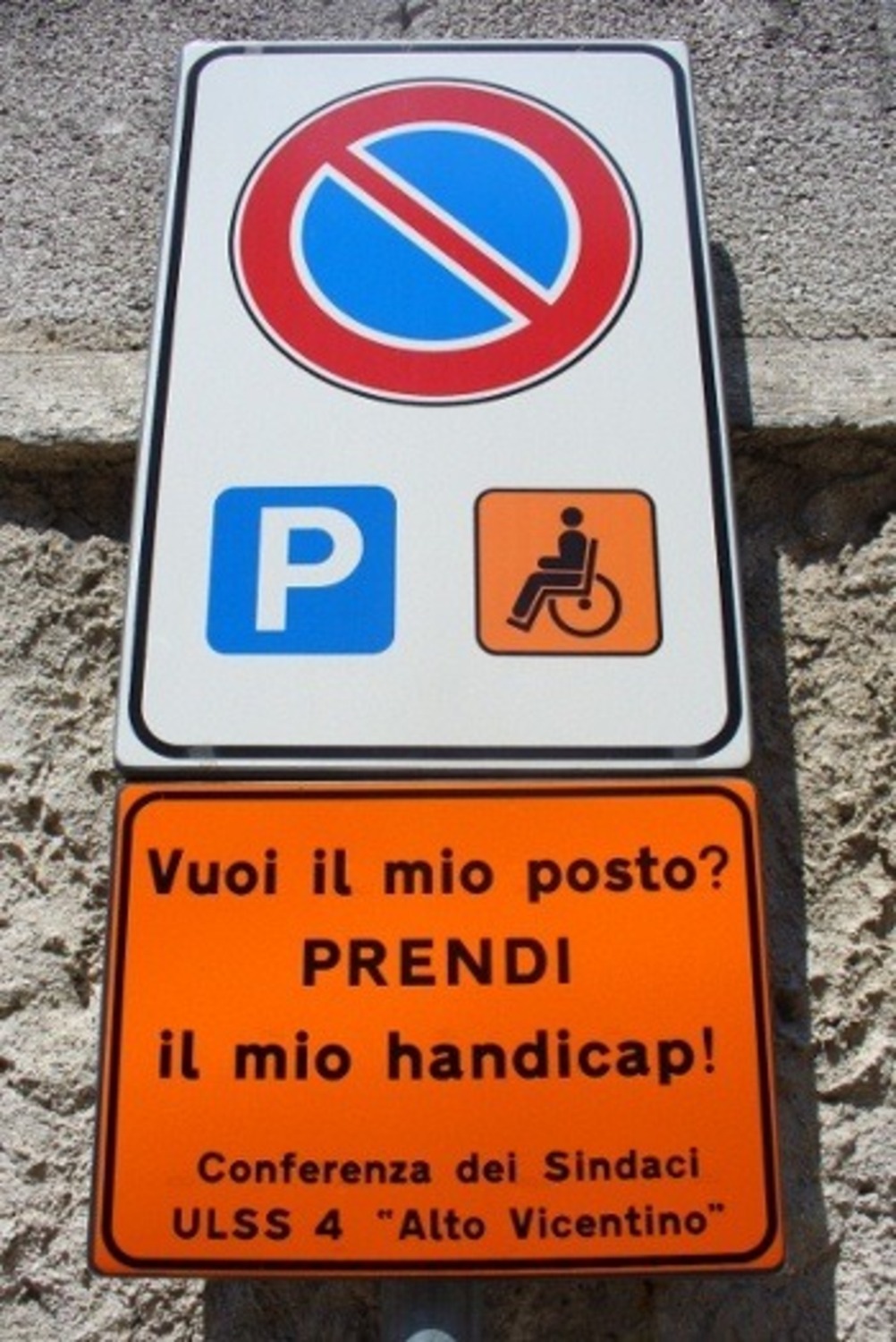 “Vuoi il mio posto? Prendi il mio handicap”