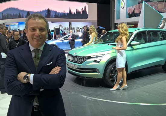 Cimmino: «Con VisionS il pubblico guarderà Skoda in modo diverso» Cimmino: «Con VisionS il pubblico guarderà Skoda in modo diverso»