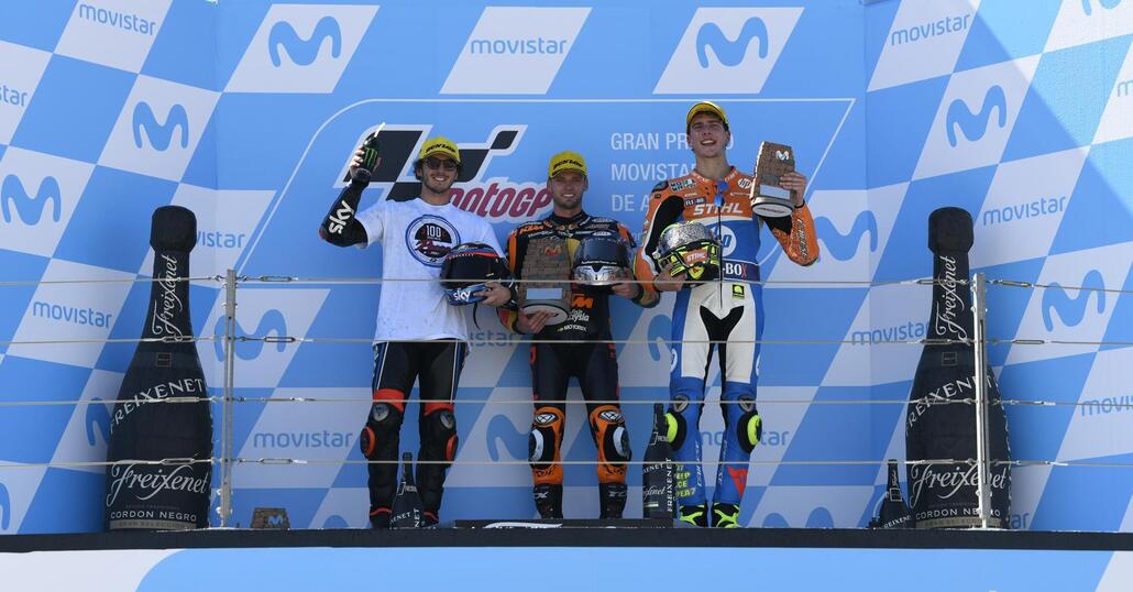 Binder e Martín vincono in Moto2 e Moto3