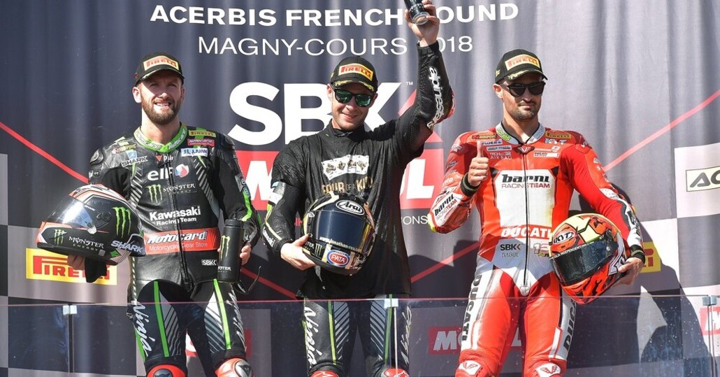 SBK 2018. Rea vince Gara-1 a Magny-Cours ed è campione del mondo