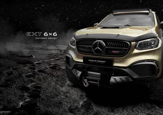 Mercedes Classe X 6x6 by Carlex. Roba da duri Mercedes Classe X 6x6 by Carlex. Roba da duri
