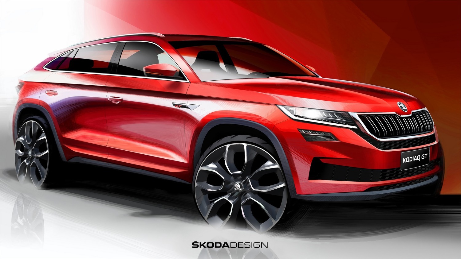 Skoda Kodiaq GT, i primi disegni del SUV coupé per il mercato cinese