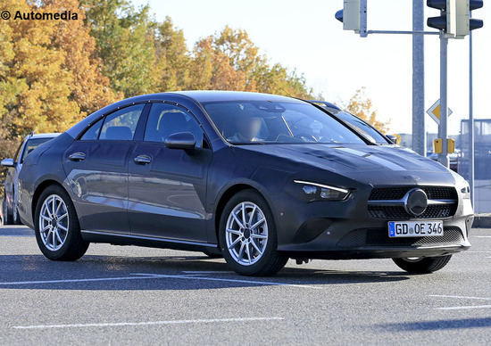 Mercedes CLA 2019, nuove foto spia Mercedes CLA 2019, nuove foto spia