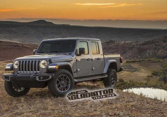 Jeep Gladiator, ecco le immagini trapelate dal sito ufficiale