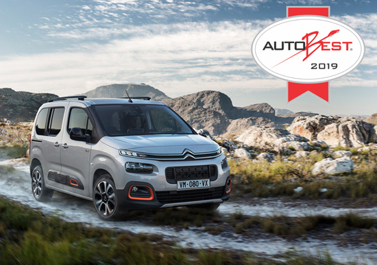 Citroën Berlingo vince il premio AutoBest 2019 Citroën Berlingo vince il premio AutoBest 2019