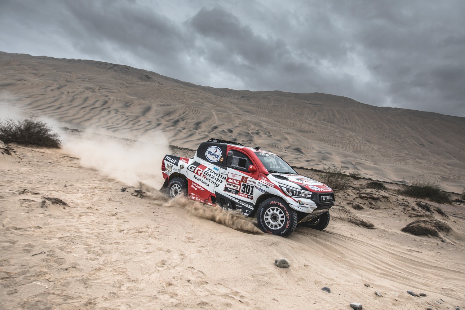 Dakar 2019 100% Perù. Dakar stravolta. In testa Al Attiyah (Toyota) e Quintanilla (Husqvarna)