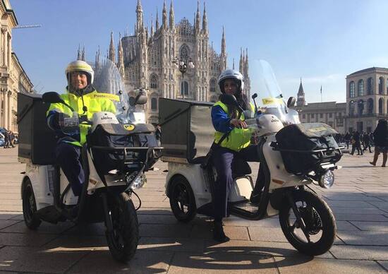 Poste Italiane: in servizio i primi tricicli elettrici Poste Italiane: in servizio i primi tricicli elettrici