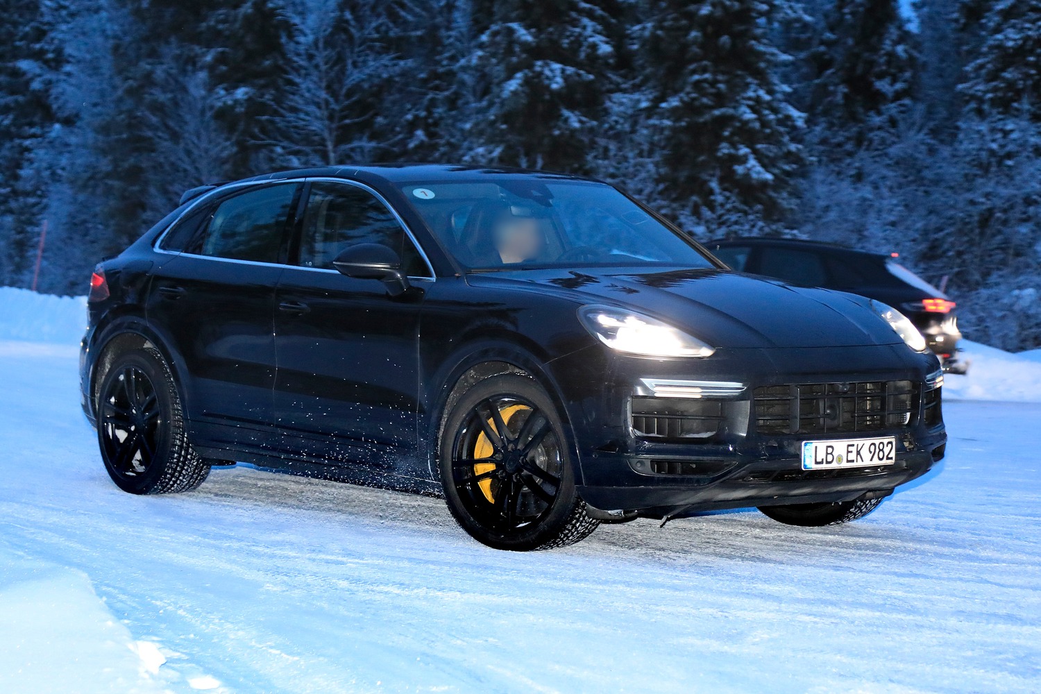 Porsche Cayenne Coupé, le foto spia