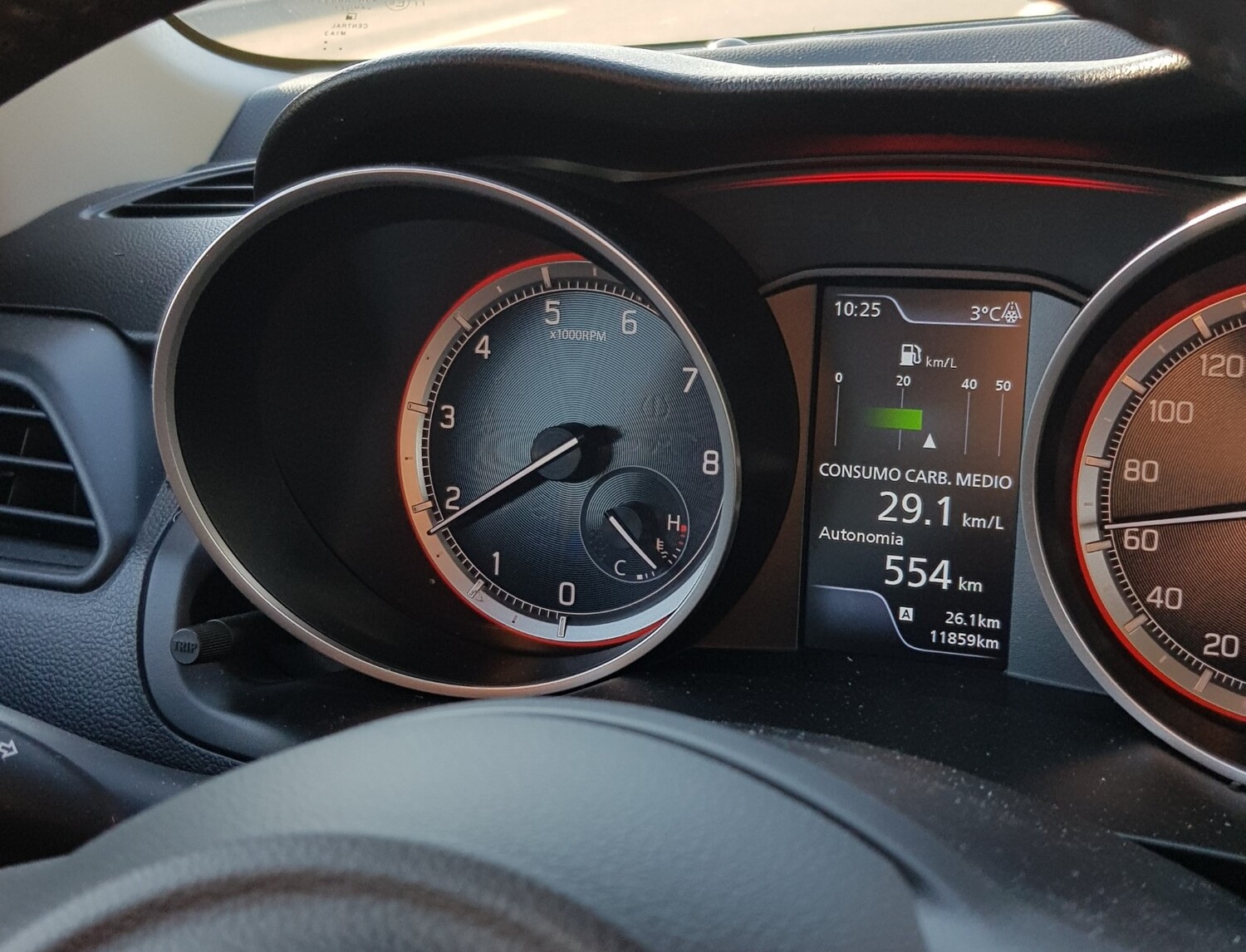 I consumi indicati sullo strumento della Suzuki Hybrid, sono in realtà peggiori di quelli reali