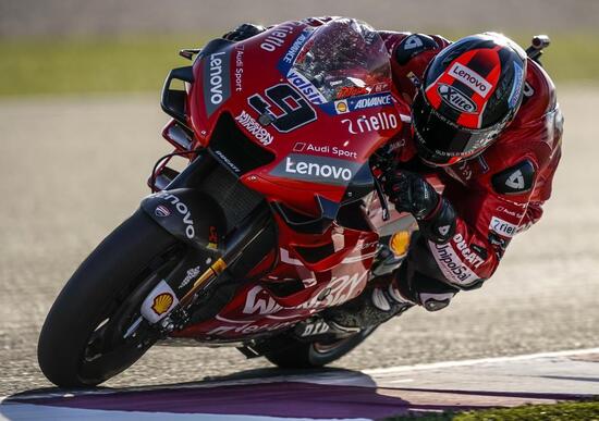 MotoGP 2019. Petrucci segna il miglior tempo nel warm up MotoGP 2019. Petrucci segna il miglior tempo nel warm up