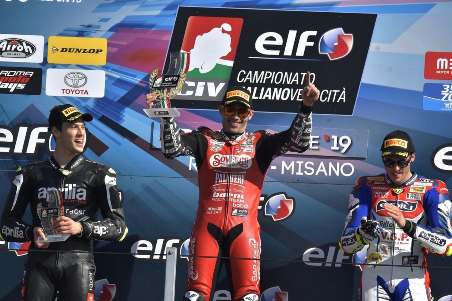 CIV 2019. Primo round a Misano: cinque i vincitori di classe