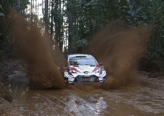 WRC 2019. Cile. Prima Tappa, Inferno Tanak (Toyota) WRC 2019. Cile. Prima Tappa, Inferno Tanak (Toyota)