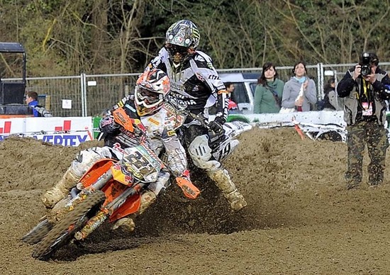 Bobryshev e Paulin sul fango di Faenza Bobryshev e Paulin sul fango di Faenza