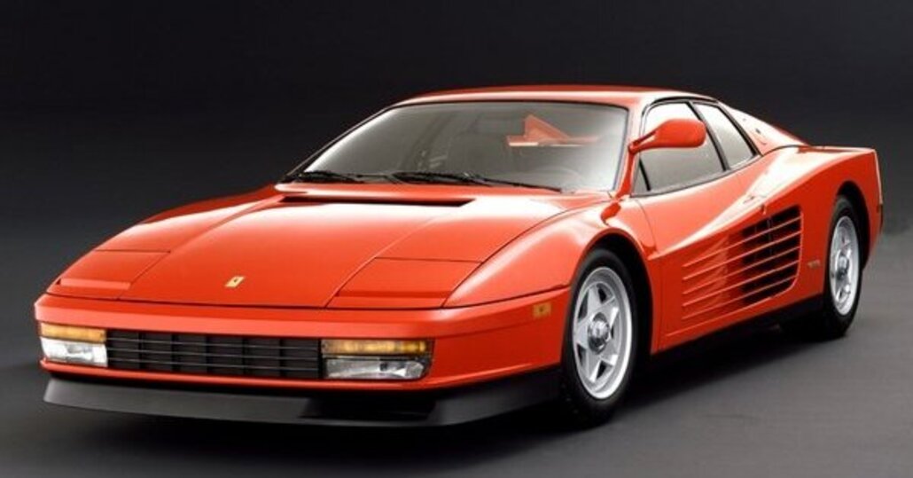 Ferrari Testarossa: la più amata in Italia davanti a Fiat 500 e Panda