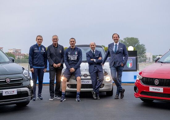 Fiat auto ufficiale della Nazionale di calcio per altri 4 anni Fiat auto ufficiale della Nazionale di calcio per altri 4 anni