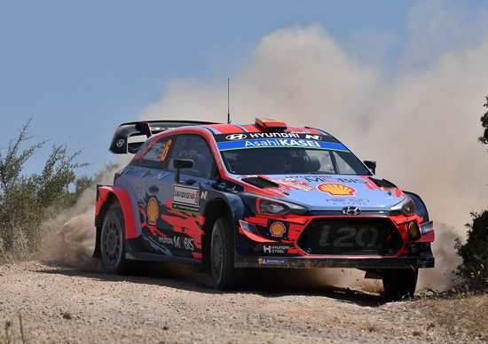 WRC19 Italia Sardegna. Dani Sordo, Hyundai, In Paradiso. Tanak…