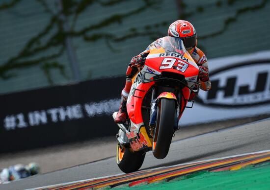 MotoGP 2019. Marc Marquez vince al Sachsenring MotoGP 2019. Marc Marquez vince al Sachsenring