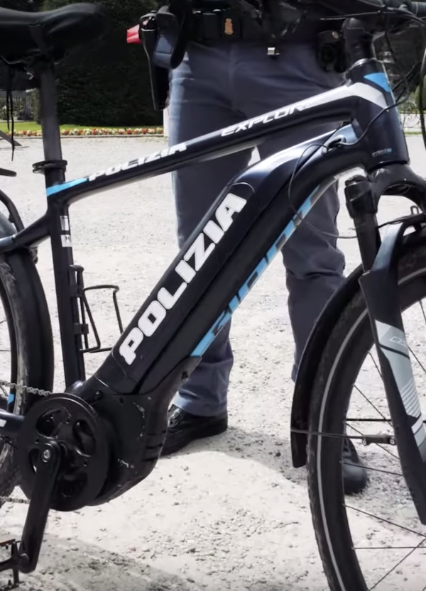 Polizia, la prima pattuglia sulleBike