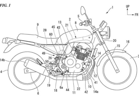 Honda, brevetto di una quattro cilindri raffreddata ad aria: futura CB1100? Honda, brevetto di una quattro cilindri raffreddata ad aria: futura CB1100?