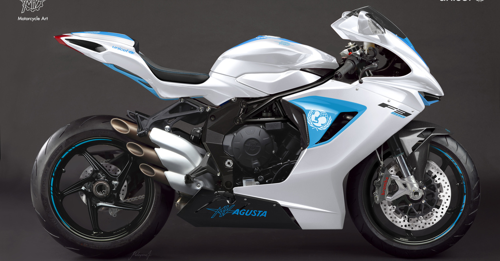 MV Agusta F3 Unicef: battuta all’asta benefica per 100.000 euro