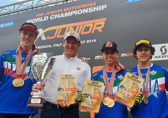 Motocross Junior. Guadagnini e Lata campioni 125 cc e 85 cc Motocross Junior. Guadagnini e Lata campioni 125 cc e 85 cc