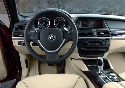 Tappetini IN GOMMA PER BMW x6 e71 e 71 BERLINA FUORISTRADA SUV 5-PORTE 2008-Nero