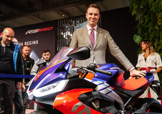 Tosi, Gruppo Piaggio: L'Aprilia RS 660 è progettata per il piacere di guida Tosi, Gruppo Piaggio: L'Aprilia RS 660 è progettata per il piacere di guida