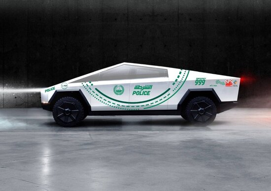 Tesla Cybertruck arruolato dalla Polizia di Dubai Tesla Cybertruck arruolato dalla Polizia di Dubai