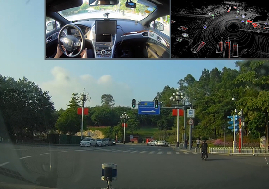 Cina, test di taxi per la guida autonoma a Guangzhou Cina, test di taxi per la guida autonoma a Guangzhou