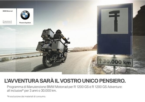 Programma di manutenzione BMW Motorrad per R 1200 GS e Adventure Programma di manutenzione BMW Motorrad per R 1200 GS e Adventure