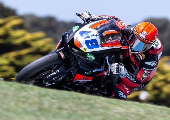 Bayliss in Supersport a Phillip Island (ma è il figlio) Bayliss in Supersport a Phillip Island (ma è il figlio)
