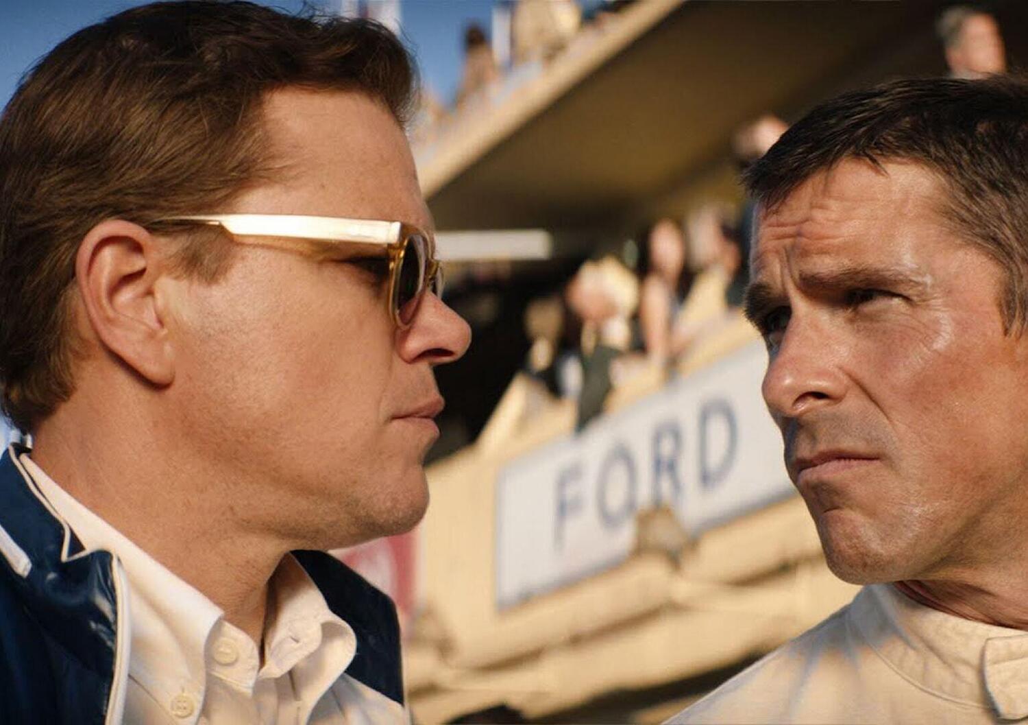 Matt Damon e Christian Bale in Le Mans 66