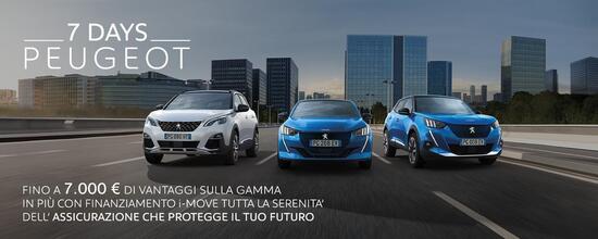 PSA in Fase2, Promozione 7 days Peugeot 2020: 7000 euro di sconto (settemila) e assicurazione malattia PSA in Fase2, Promozione 7 days Peugeot 2020: 7000 euro di sconto (settemila) e assicurazione malattia