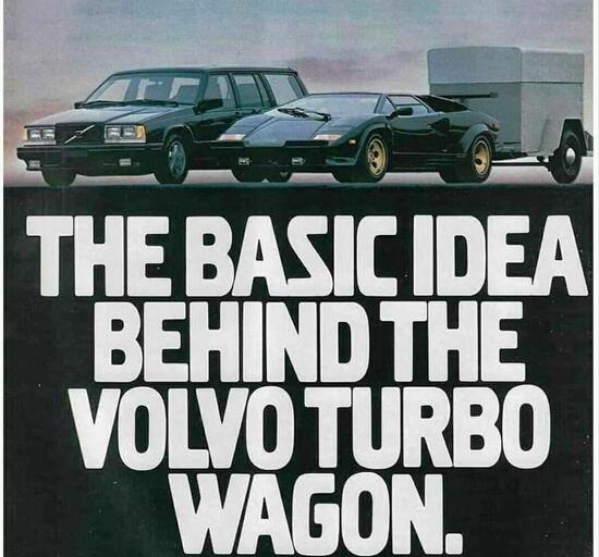 Cosa ci fai con una “giardiniera svedese” nata nell’86? Rimorchi [prendi una Lambo, gli attacchi il carretto e via]
