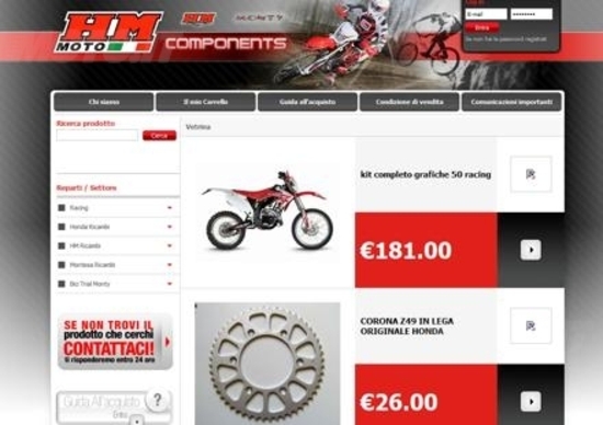 Nuovo sito Web per HM Components Nuovo sito Web per HM Components