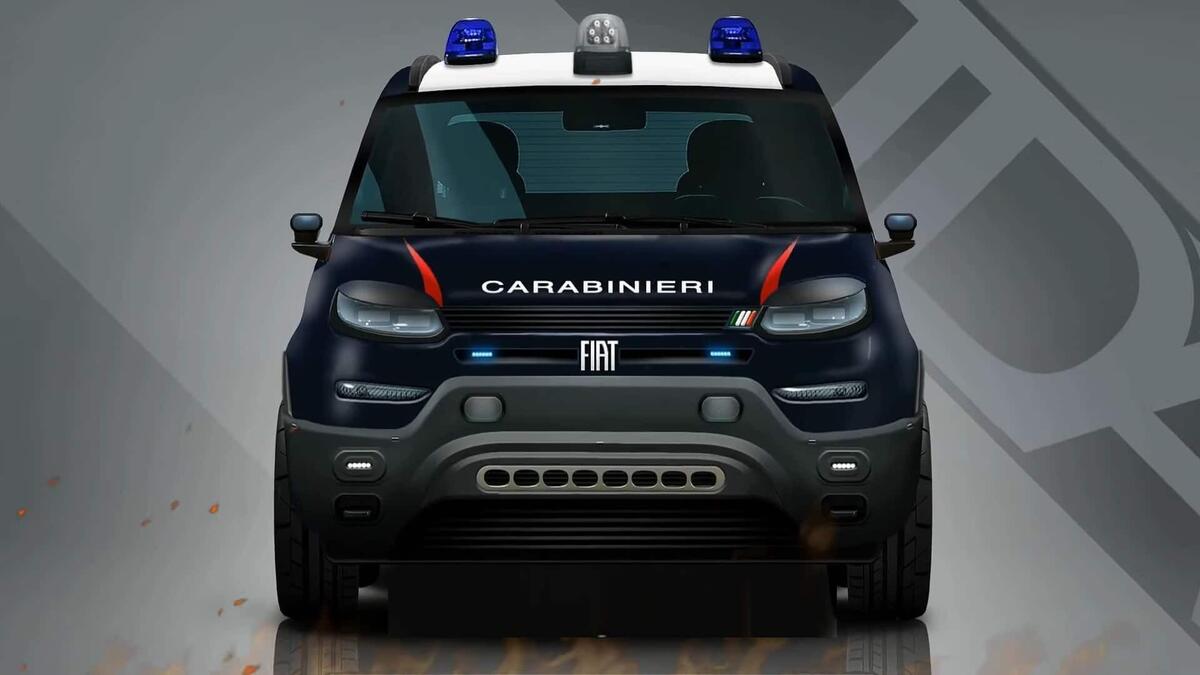 Nuova Fiat Panda 21 Hybrid Carabinieri E Polizia Bicolor 4 4 Supercross Meglio Della Renegade 1cv News Automoto It