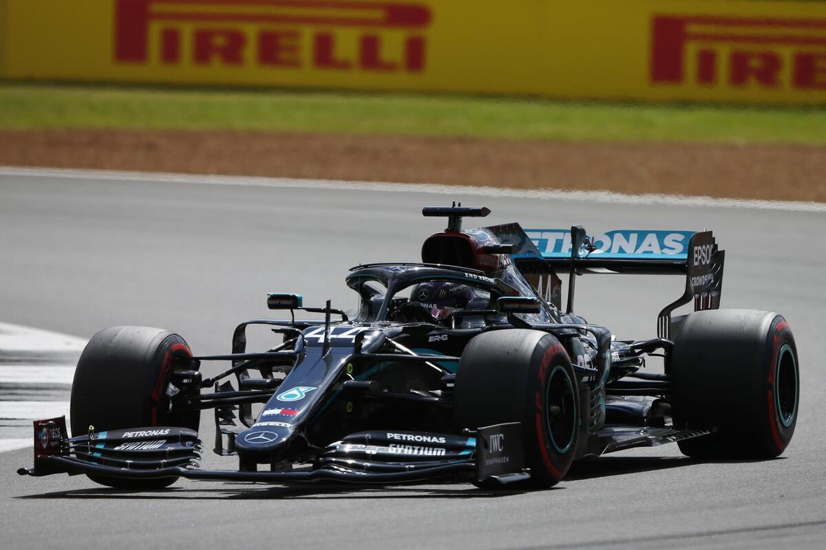  F1 GP Silverstone 2020 vince Hamilton. Terzo Leclerc 