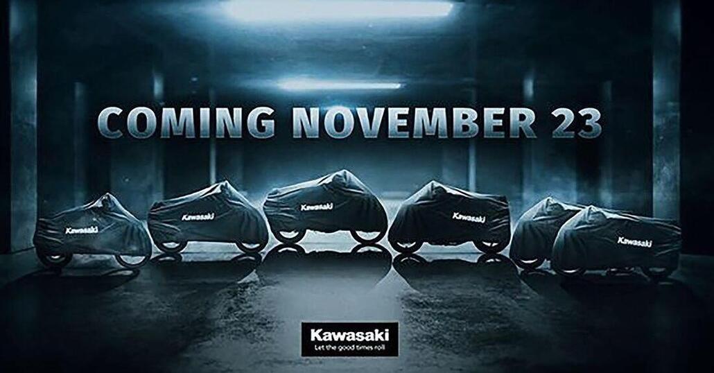 Kawasaki: Sei novità (ZX-10R compresa) svelate il 23 novembre