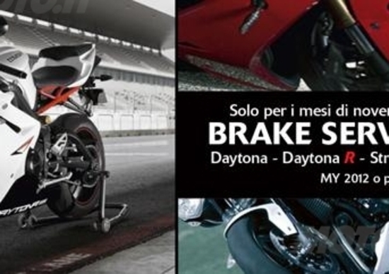 Triumph lancia la campagna Brake Service Check Triumph lancia la campagna Brake Service Check