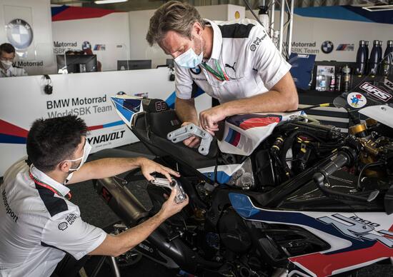 Il BMW Motorrad WorldSBK Team usa la stampa 3D direttamente in circuito Il BMW Motorrad WorldSBK Team usa la stampa 3D direttamente in circuito