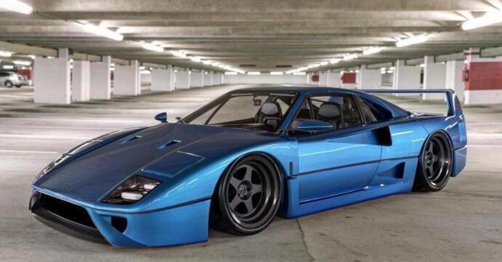 Rivali amanti da gara cedono, All’accoppiamento brutale: ecco la supercar Fordrarri GF40