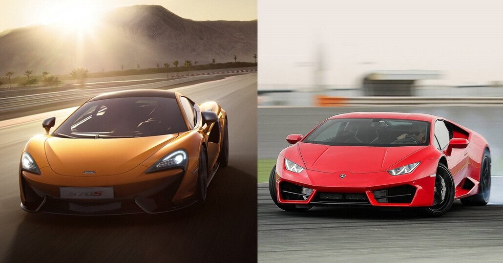Quale sognare, Confronto: Lamborghini Huracàn LP 580-2 Vs McLaren 570 S