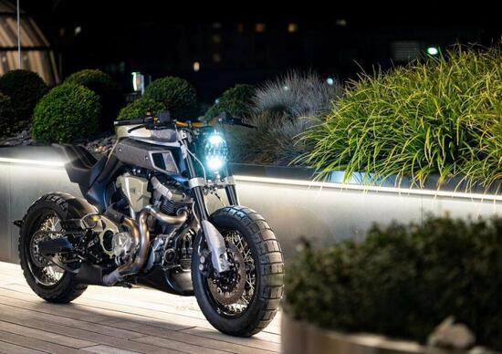 Titan Motorcycles Blue Falcon: una Yamaha MT-01 ancora più selvaggia Titan Motorcycles Blue Falcon: una Yamaha MT-01 ancora più selvaggia